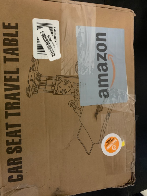 Photo 1 of [Upgraded] Car Seat Table with Expandable Tray - Car Desk for Laptop Car Backseat Mount, Car Trays for Eating with Non-Slip Pad/Phone&Tablet Holde, Car Accessories for Writing/Laptop/Dining/Work