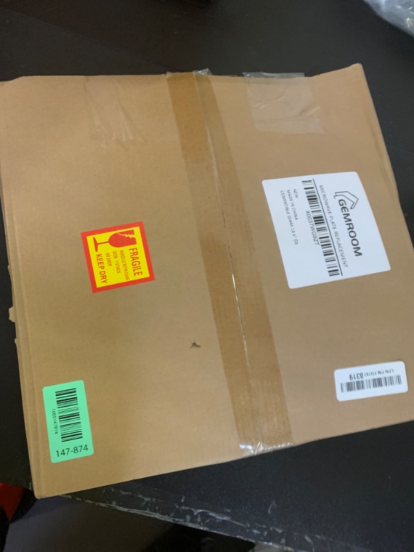 Photo 1 of 13.5" Microwave Glass Turntable Plate Compatible with 5304509621 Frigidaire microwave plate WB39X10032 GE microwave plate replacement JVM3106 WB49X10002 13 1/2" Samsung Microwave Plate DE74-20016A