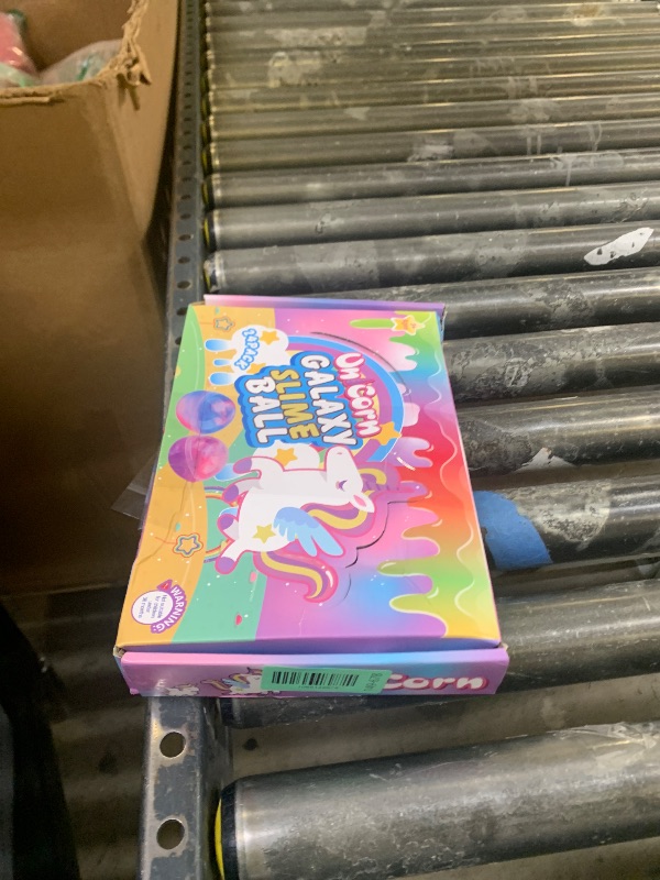 Photo 1 of (Count Unknown) Unicorn Galaxy Slime Balls, Unicorn Party Favors for Boys and Girls, Wet, Non-Sticky, Mess-Free, Stress Relief, Super Soft Slime Toy for Kids, Birthday Gift, Goodie Bag Stuffers