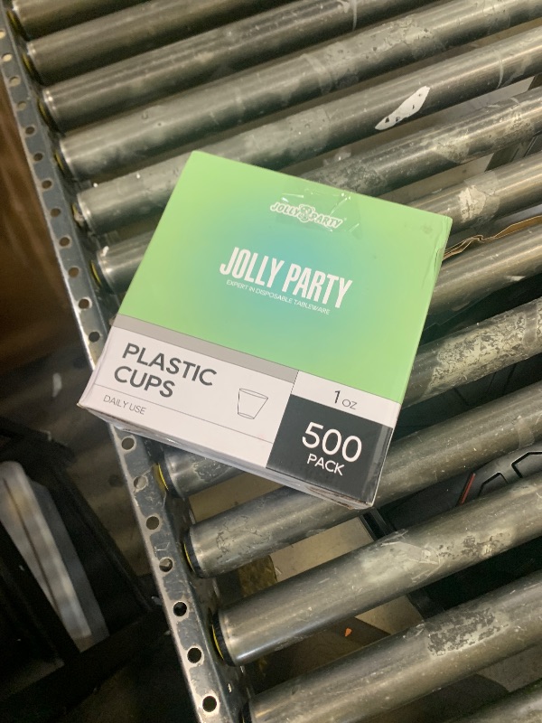 Photo 1 of 1 OZ 500 Pack Plastic Shot Glasses, Disposable Cups, 1 Ounce Tasting Cups Party Cups Perfect for Whiskey, Wine Tasting, Food Samples, and Parties
