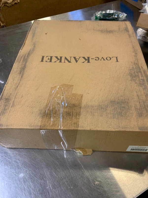 Photo 1 of Love-KANKEI Shadow Box Frame 11x14, Deep Large Shadow Box Display Case with Unique Beads Door and Glass Window, Wood Memory Box for Pictures,Medals,Memorabilia,Collections White