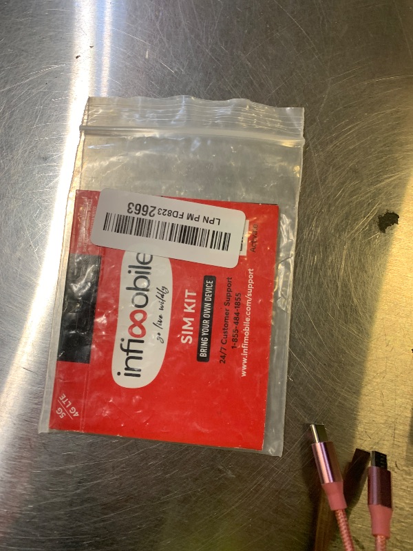 Photo 1 of $12.50/Month | Infimobile Prepaid Unlimited Plan: 12 Months | 15GB High-Speed Data Per Month | Unlimited Data Talk & Text | Prepaid Plan Service SIM Card | Nationwide Coverage | 4G, 5G Network