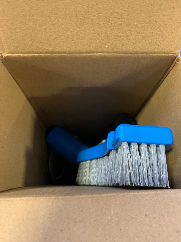 Photo 1 of (2025 Upgraded) 20" 2 in 1 Pool Brush Vacuum Head with Swivel Hose Connection & Sturdy Nylon Bristles for Heavy Duty Inground & Above- Ground Pool Cleaning - Connecting 1-1/4" or 1-1/2" Hose (No Pole)