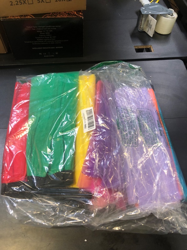 Photo 1 of 12 Pcs Runners Tutu Skirt for Women 4 Layered Tulle Tutu Colorful Running Elastic Puffy Skirt 80s Tutu Dress Ladies, 12 Colors Multicolor