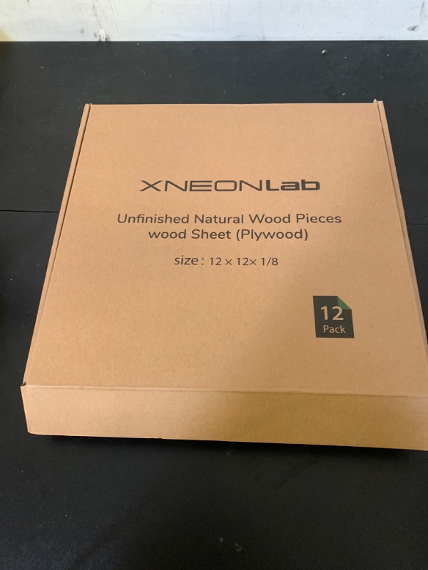 Photo 1 of 12 Pack Basswood Sheets for Crafts-12 x 12 x 1/8 Inch- 3mm Thick Plywood Sheets with Smooth Surface-Unfinished Craft Wood Boards for Engraving and Cutting, Architectural Models, Staining