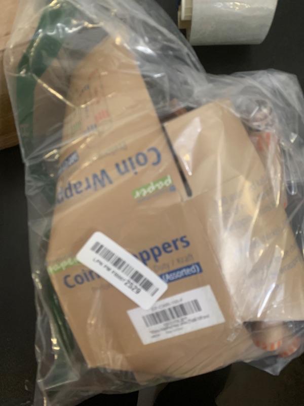 Photo 1 of 100pcs Assorted Heavy Duty Preformed Coin Wrappers Rolls - Quarters, Pennies, Nickels and Dimes (Total 100 pcs)