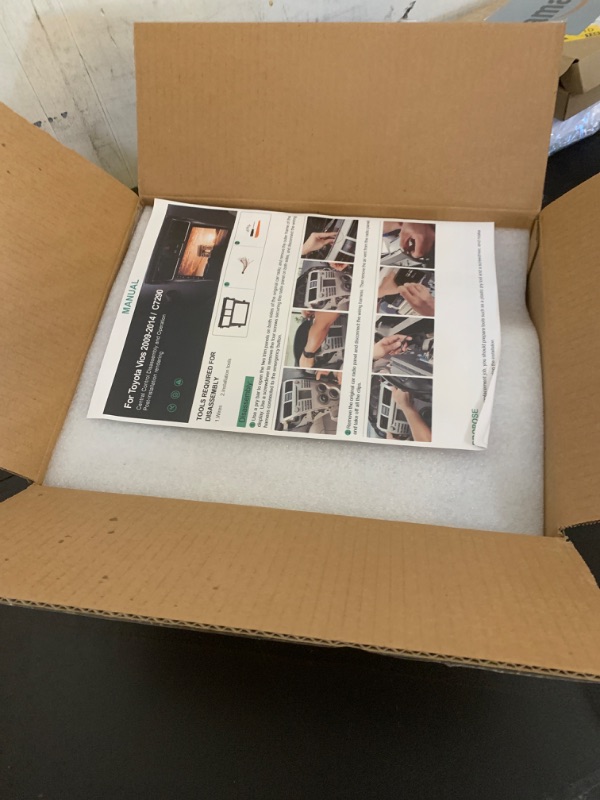 Photo 1 of [4G+64G] 8 Core Car Radio for Toyota Yaris Vios 2007 2008 2009 2010 2011 2012 - Android 13 Touch Screen Stereo, DSP 32 EQ Audio/IPS Screen/Carplay/Android Auto/SWC/BT 5.0/WiFi