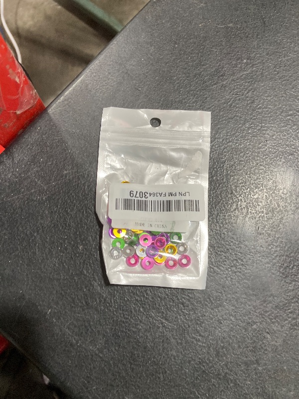 Photo 1 of [80PCS] M3 Finishing Countersunk Washers, Anodized Aluminum Alloy, Head Washers Gaskets Cup Shim for Screw RC/FPV/PC/Drone/Mechanical Accessories Parts, Mixed Color