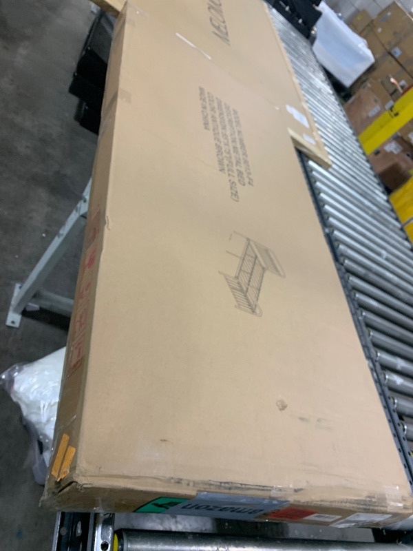 Photo 1 of **INCOMPLETE** YALAXON Vintage Sturdy Full Size Metal Bed Frame with Headboard and Footboard Basic Bed Frame No Box Spring Needed?Antique Brown