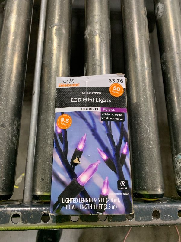 Photo 1 of 50-CT INDOOR/OUTDOOR MINI LIGHTS PURPLE