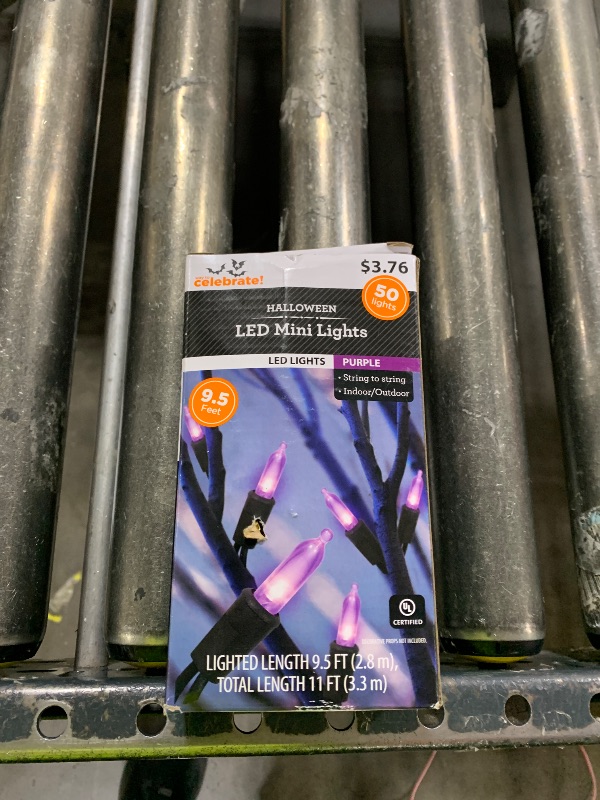 Photo 1 of 50-CT INDOOR/OUTDOOR MINI LIGHTS PURPLE