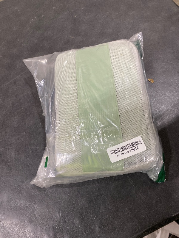 Photo 1 of 10 Set Compression Packing Cubes for Travel Essentials,Compressible Expandable Packing Cubes for Suitcase,OlarHike Luggage Organizer Bags for Travel,Handy Helper for Organizing Clothes(Matcha Green)