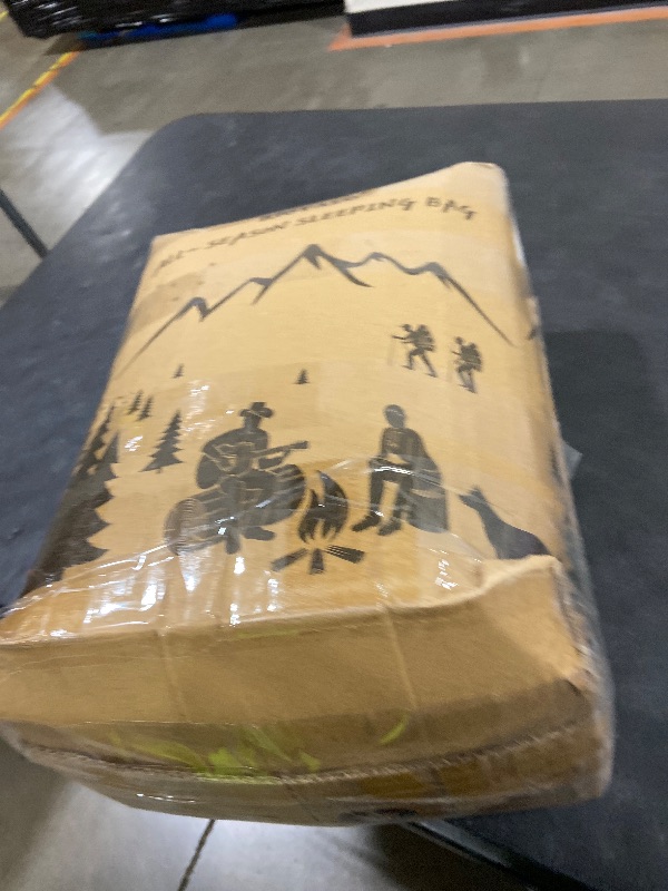 Photo 1 of 0 Degree Winter Sleeping Bags for Adults Camping -Temp Range (5F – 32F) Portable Waterproof Compression Sack- Cold Weather Sleeping Bags for Big and Tall in Env Hoodie: Hiking Backpacking 4 Season