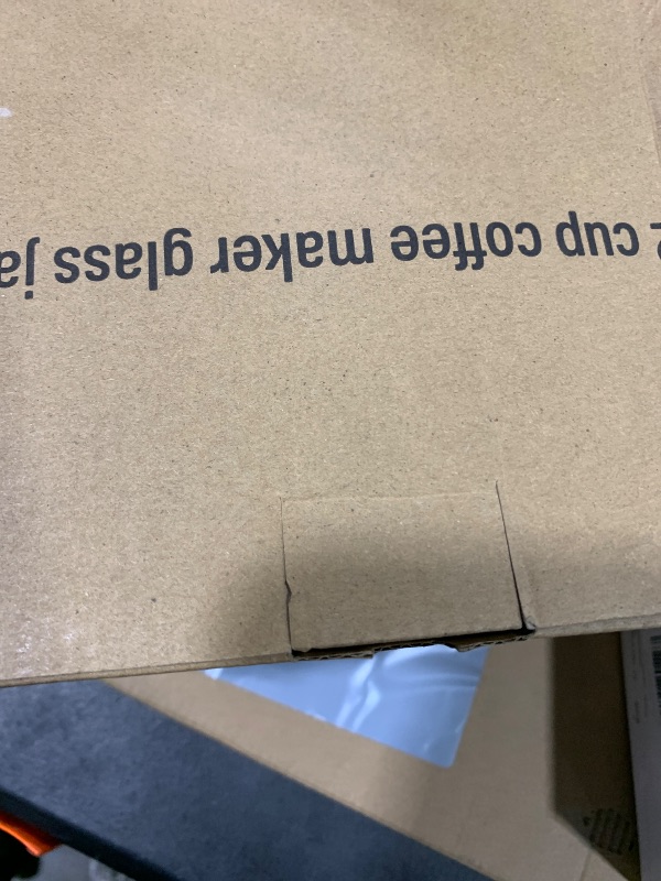 Photo 1 of 12-Cup Glass Coffee Carafe Replacement Pot Compatible with Mr Coffee, Black & Decker and 12 Cup Carafe Black with Close Handle, Replacement for PLD12, PLD12-RB, PLD12-NP