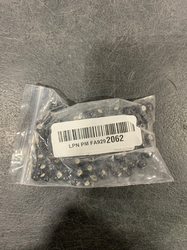 Photo 1 of 100 Pieces Round Ceramic Loose Beads Round Porcelain Beads Round Spacer Beads Handmade Porcelain Beads Porcelain Loose Beads for DIY Jewelry Making, 8mm Diameter, 3mm Hole, Black