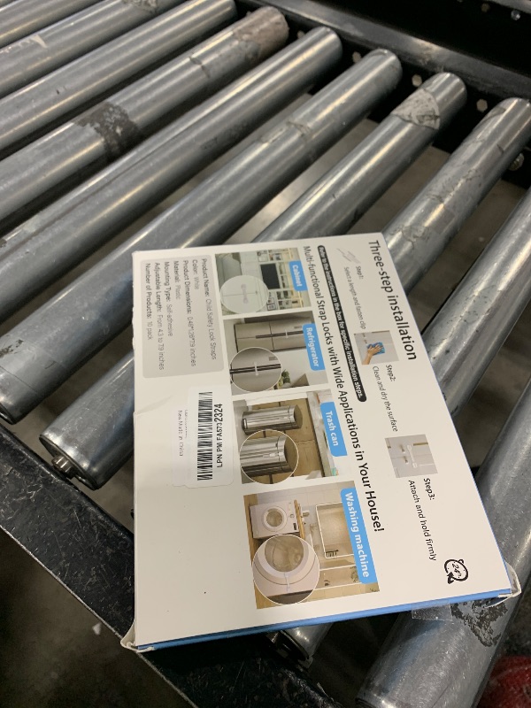 Photo 1 of 10 Pack Cabinet Locks Baby Proofing, Child Proof Cabinet Locks with 3M Adhesive - Easy Installation with Adjustable Straps, Multi-Purpose Child Safety Latches for Drawers Fridge Trash Cans Toilets