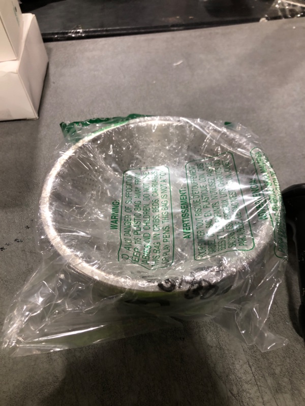 Photo 1 of 304 Stainless Steel Microporous Colander,2QT Large Capacity with Mixing Bowl For washing vegetables, fruit and rice and for draining cooked pasta(2PC)