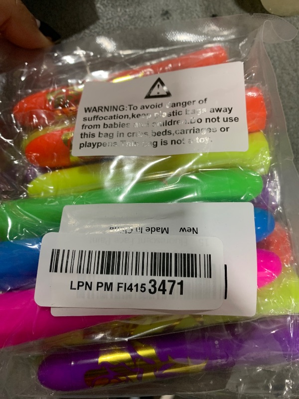 Photo 1 of 15PCS Glow Body & Face Paint,Glow in The Under UV Light or Black Light,Makeup Face Paint for Kids and Adults Halloween Club Birthday Party Masquerade,Neon Glow Party Supplies