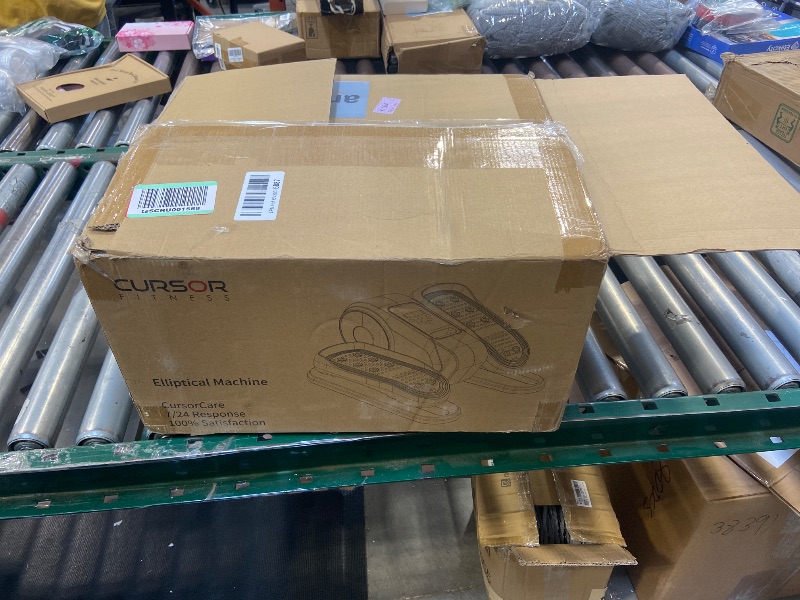 Photo 1 of Under Desk Elliptical Machine, Electric Leg Exerciser as Seen on Tv for Seniors, Quiet Portable Seated Pedal Exerciser with Remote Control, 12 Adjustable Speeds, Auto & HR Mode for Home Office