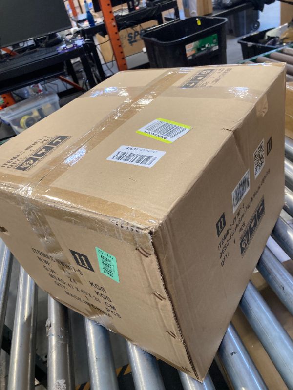 Photo 1 of Aiwen 5 -Light 17.71-in Black Semi Flush Mount Light