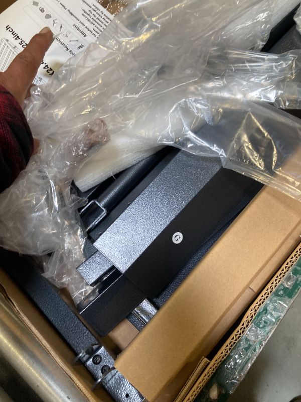 Photo 1 of  3' Houstonian (44"-24"-24") Standing Seam Metal Fixed Awning, Black