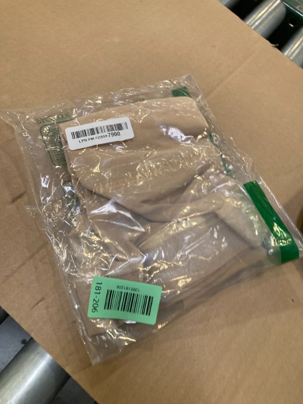 Photo 1 of Amazon Basic Care Medical Compression Stockings, 20-30 mmHg Support, Women & Men Thigh Length Hose, Open Toe, Beige, 2X-Large (Previously NuVein)