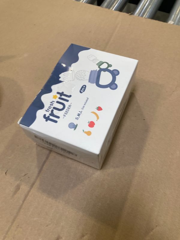 Photo 1 of 2 Pack Silicone Baby Fruit Feeder with Mini Freezer Tray, Breastmilk Popsicle Molds for Baby Teething Relief, Fresh Food Feeder for Safe Infant Self Feeding, Extra Food Pouches