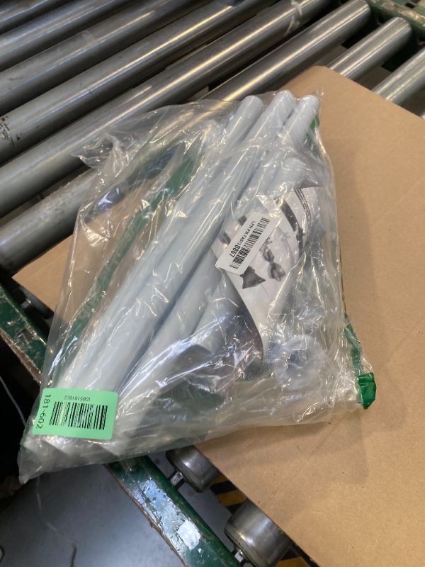 Photo 1 of HOSKO White Curtain Rods - Curtain Rods for Windows 66 to 120 Inches - 1 Inch Curtains Rod Including Three Mounting Metal Brackets (White)