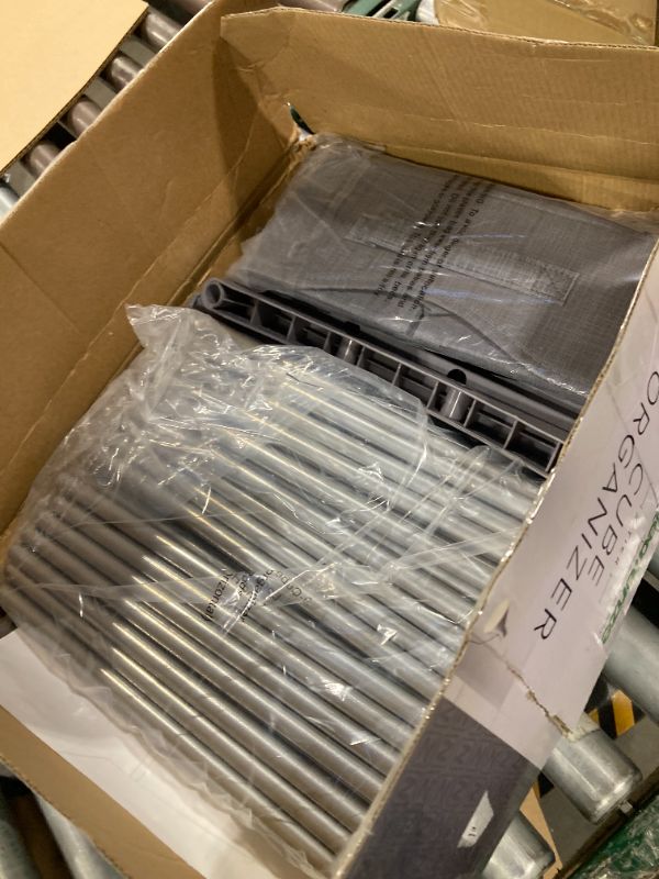 Photo 1 of 9 Cube Closet Organizers And Storage | Includes All Storage Cube Bins | Easy To Assemble Closet Storage Unit With Drawers | Room Organizer For Clothes, Baby Closet Bedroom, Playroom, Dorm (Dark Grey)