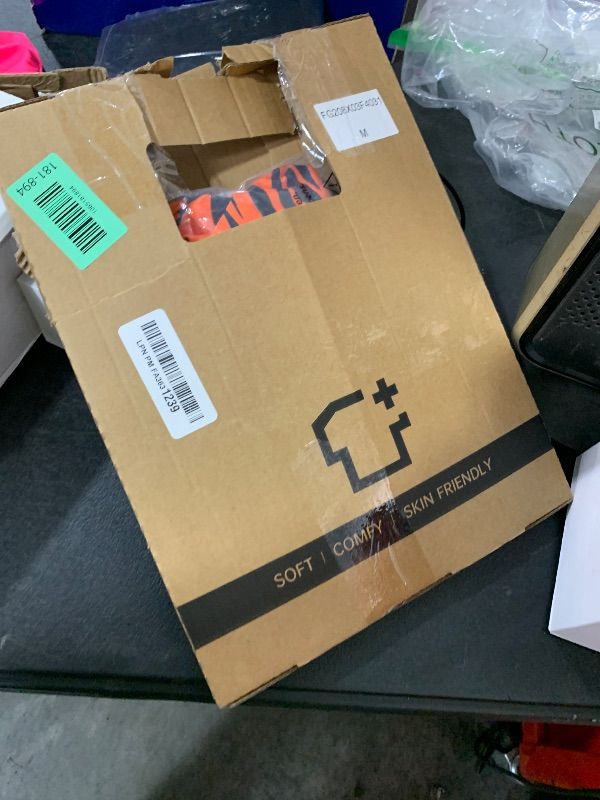 Photo 1 of DROEYROEST Tiger Print Tummy Control Yoga Pants for Women with Pockets, High Waist Running Sports Workout Yoga Leggings M