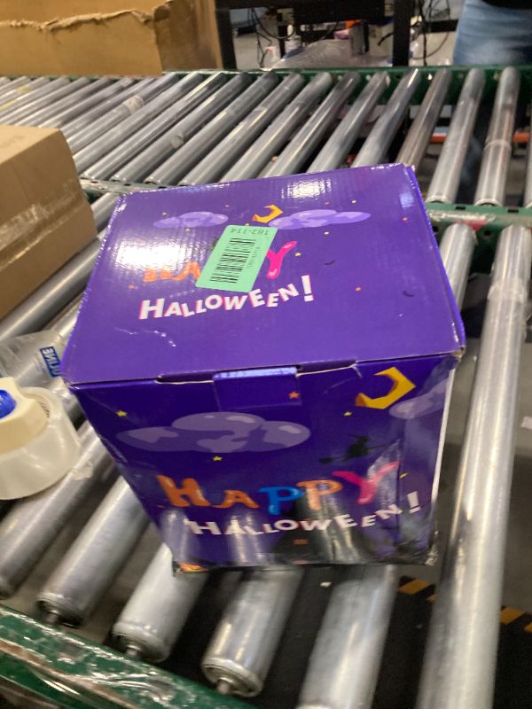 Photo 1 of 8 FT Length Halloween Inflatable Grim Reaper Halloween Decorations Halloween Outdoor Blow Up Yard for Halloween Outdoor Yard Decorations, Garden, Lawn,Indoor