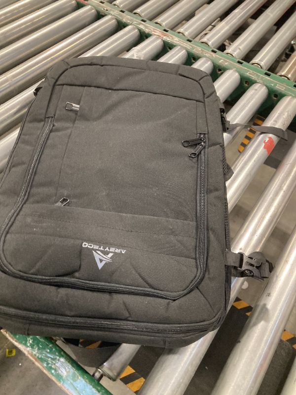 Photo 1 of AREYTECO Travel Backpack, 50L Expandable Extra Large Laptop Backpack, Carry On Backpack Water Resistant Business Suitcase Daypack Bag Fits 17 Inch Laptops, Travel Gifts for Men Women, Black