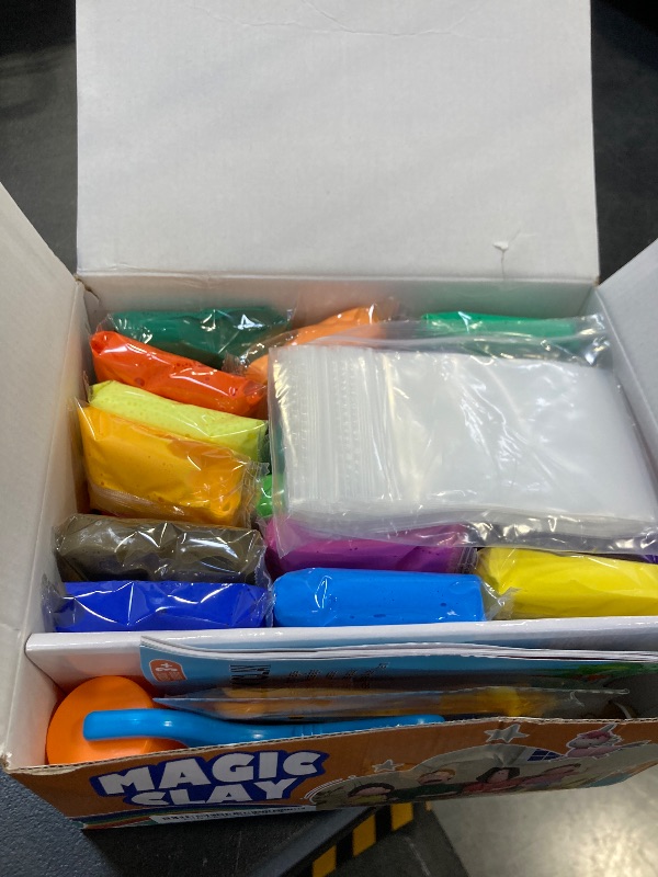 Photo 1 of ESSENSON Modeling Clay Kit - 36 Colors Air Dry Magic Clay, DIY Molding with Sculpting Tools, Party Favors Kids Art Crafts Best Gift for Boys & Girls Age 3-12 Year Old