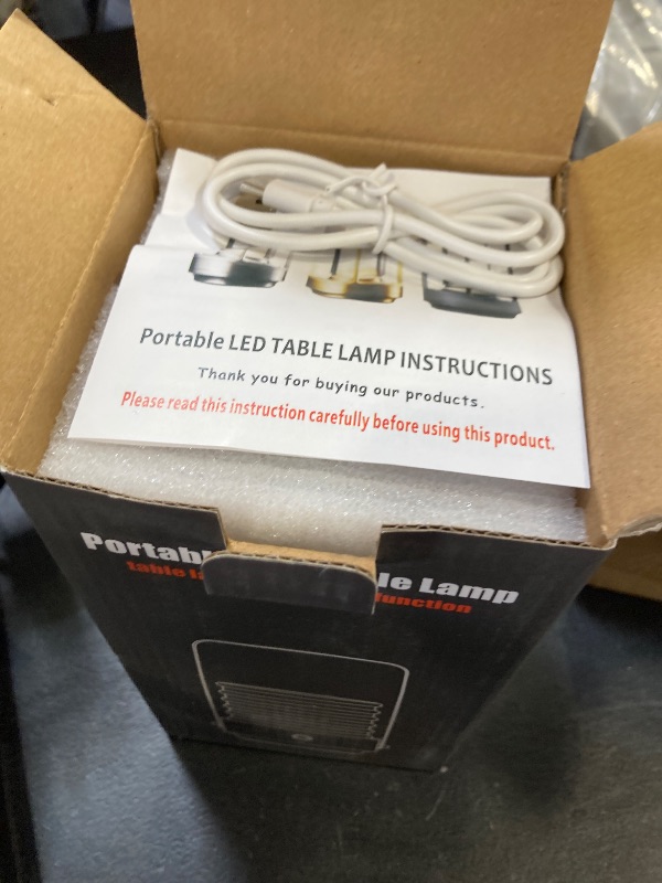 Photo 1 of Portable Metal Table Lamp for Indoor/Outdoor ,Rechargeable Cordless LED Lamp, 3-Colour Infinitely Dimming Battery Powered Small Desk Lamp, Restaurant/Bedroom/Bar/Coffee Shop/Camping Light (Gold)