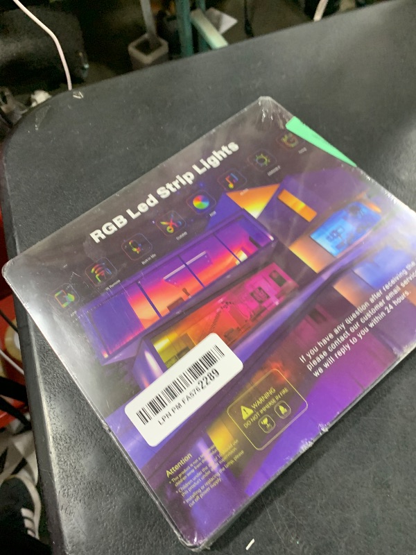 Photo 1 of 100FT Led Lights for Bedroom, Color Changing RGB Led Strip Lights Indoor, Music Sync Led Light Strip with Remote and App Control, DIY Led lights for Room Home Decor Ambient Lighting (1*100FT)