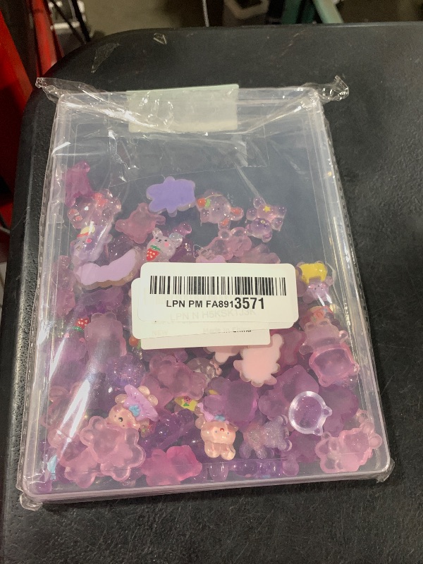 Photo 1 of 100Pcs Purple Slime Charms Assorted Cute Jelly Embellishments Bulk, Random Kawaii Accessories, Flatback Ornament Resin Charms for Phone Junk Cases,Hairpins Scrapbooking Crafting & DIY Decoration