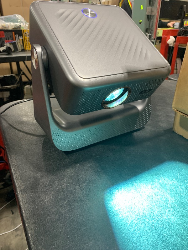 Photo 1 of ?Official Licensed Google TV?Smart Projector with WiFi and Bluetooth, Portable Projector 4K Supported, Native 1080P, 1500 ANSI, Voice Input, Auto Focus, Mini FHD Home Movie Proyector iOS/Android