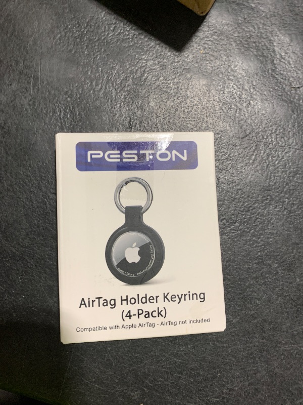 Photo 1 of [4-Pack] Case for Apple AirTag Holder Keychain – IPX6 Waterproof, Anti-Lost, Scratch-Resistant Case for Air Tag – for Keys, Pets, Luggage