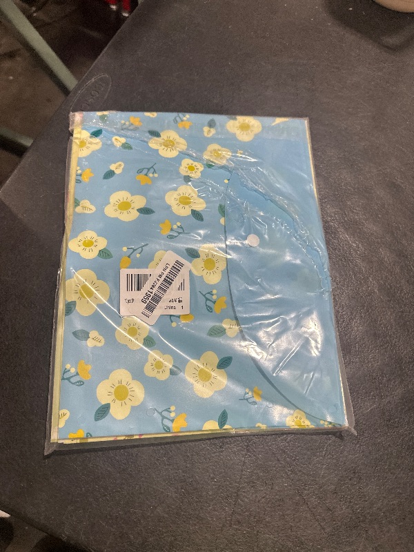 Photo 1 of 10 pcs Style Floral Printed A4 Paper Document File Folder Poly Envelopes Document Organizer Booklet File Paper Folders with Snap Button 4 Color (4 Color, A4)