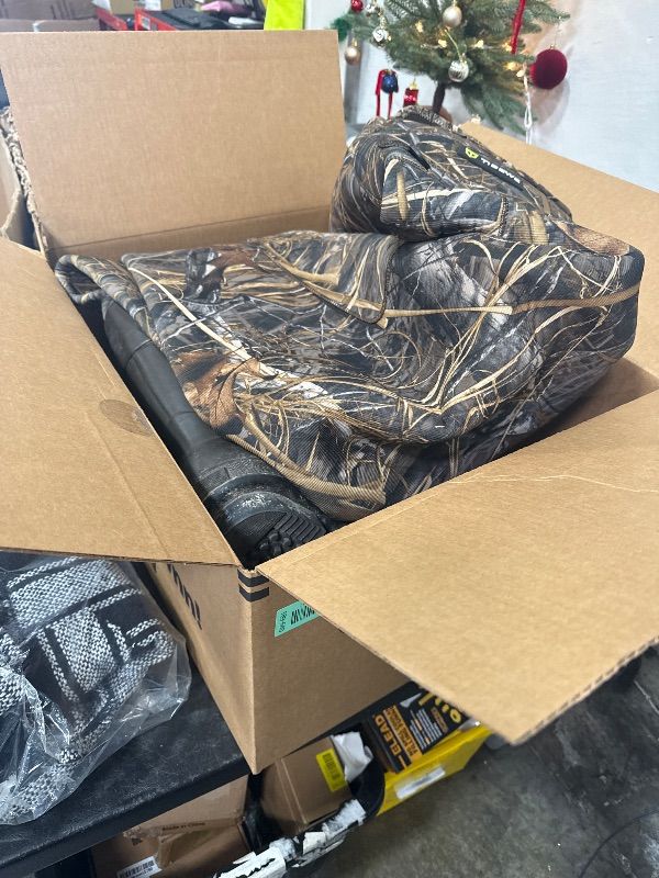 Photo 1 of *IMPERFECT** TIDEWE Hunting Wader, 5mm Neoprene Chest Waders with 1600 Gram Insulation Rubber Boots, Waterproof Liquid Sealed Bootfoot Chest Wader for Fishing, Hunting Next Camo 12