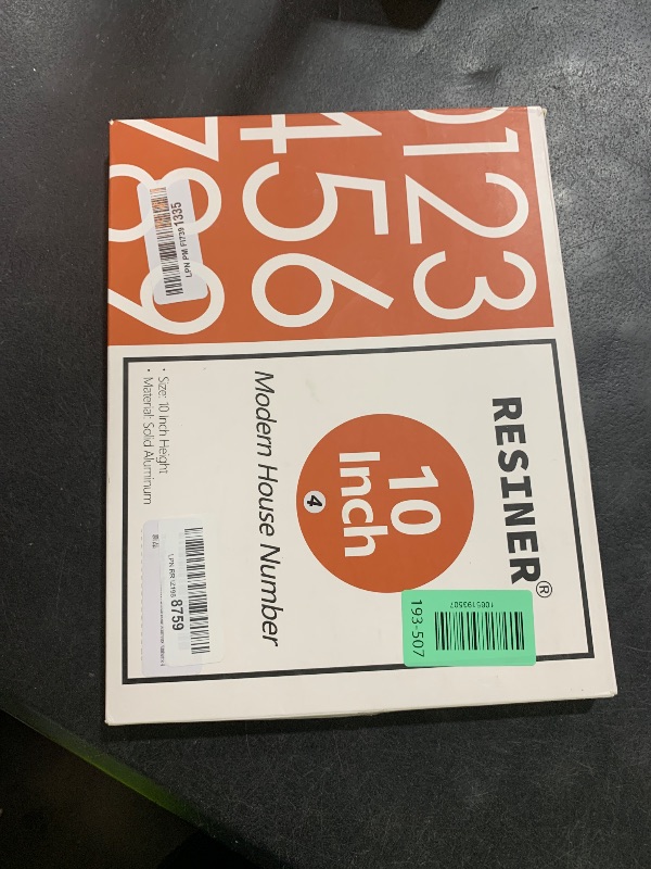 Photo 1 of 10 Inch Black House Numbers For Outside,Metal Large Modern House Numbers For Outside Floating, Address Numbers For House Black Floating Mount Flush Mount Aluminum Home Address Numbers 4