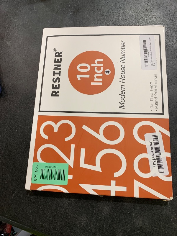 Photo 1 of 10 Inch Black House Numbers For Outside,Metal Large Modern House Numbers For Outside Floating, Address Numbers For House Black Floating Mount Flush Mount Aluminum Home Address Numbers 4