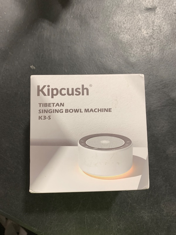 Photo 1 of Kipcush Tibetan Meditation Bowl Sound Machine - 7 Different Sized Singing Bowls Sounds for Yoga, Meditation, Mindfulness, Chakra Healing, Sound Therapy and Stress Relief, Timer, Plug in