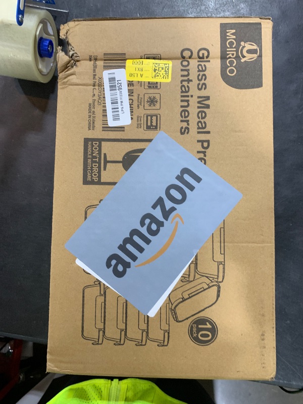 Photo 1 of [10-Pack] Glass Meal Prep Containers with Lids, MCIRCO Food Storage Containers with Snap Locking Lids, Airtight Lunch Containers, Microwave, Oven, Freezer and Dishwasher