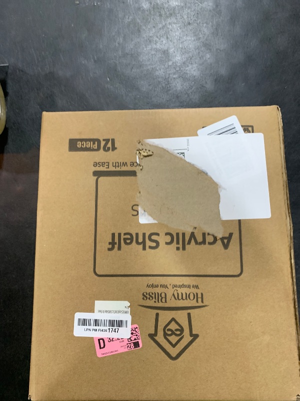 Photo 1 of 12 Pack Acrylic Shelf Dividers for Closet Organization 11x7.9 Inch – Clear Closet Shelf Separators for Purses, Clothes & Sweater Storage – Vertical Bookshelf Dividers for Bedroom, Office & Kitchen