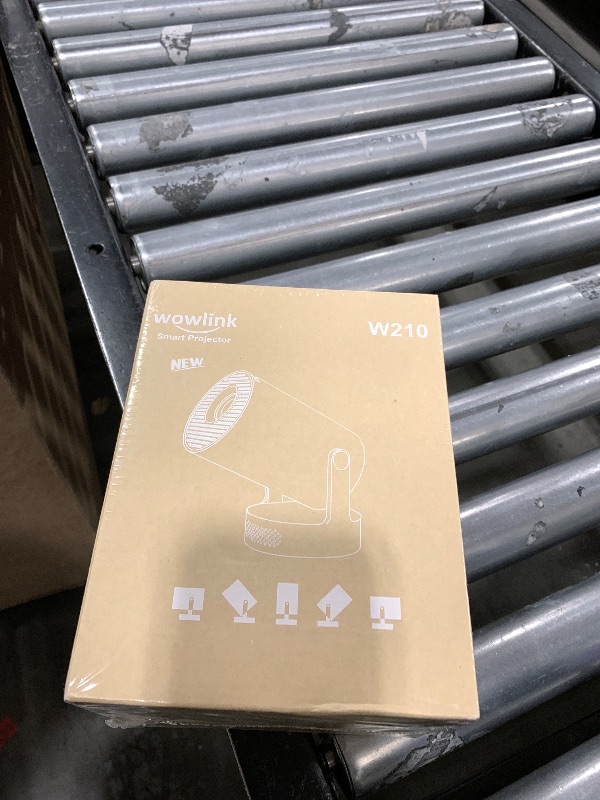 Photo 1 of [Built-in Apps & 2025 Upgraded] Mini Projector with WiFi 6 and Bluetooth 5.4 Support 4K 1080P Auto Keystone 180° Rotatable Projector Portable Compatibile with HDMI/TV Stick/Memory Stick/Laptop, White