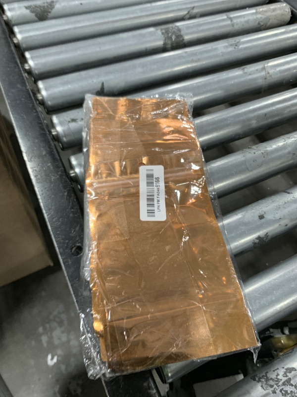 Photo 1 of 100 Pack Smell Proof Bags, Resealable Mylar Bag with Clear Window, Foil Pouch Stand-up for Food Self Sealing Storage, Scratch Resistant Hand Storage. (Gold, 4.7×7.9 inch)