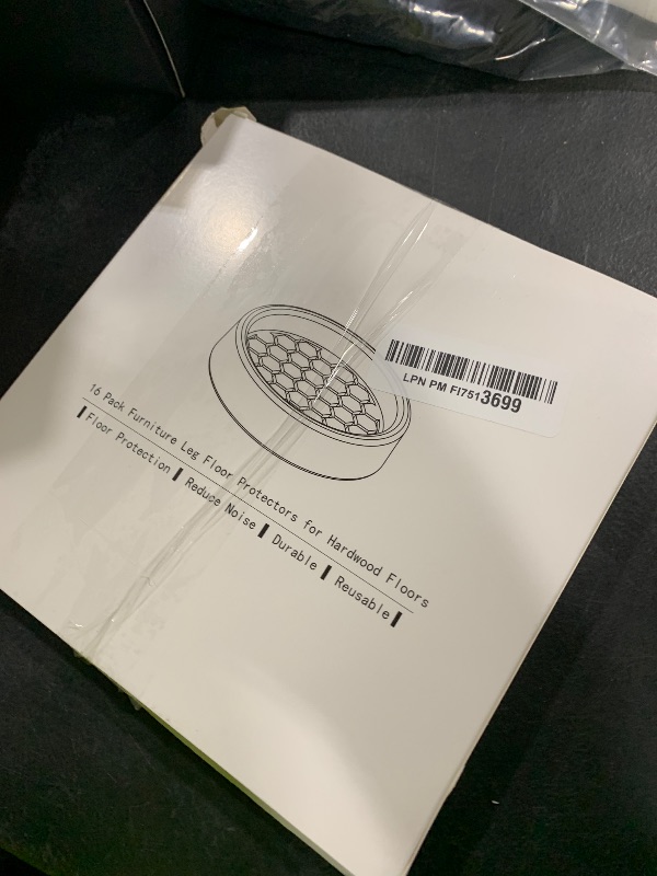 Photo 1 of 1.6"x1.6" Round Rubber Furniture Caster Cups, 16 PCS Chair Coasters for Carpet - Clear Non Slip Furniture Pads with Grip, Carpet Protector for Furniture Legs - Protect Any Flooring