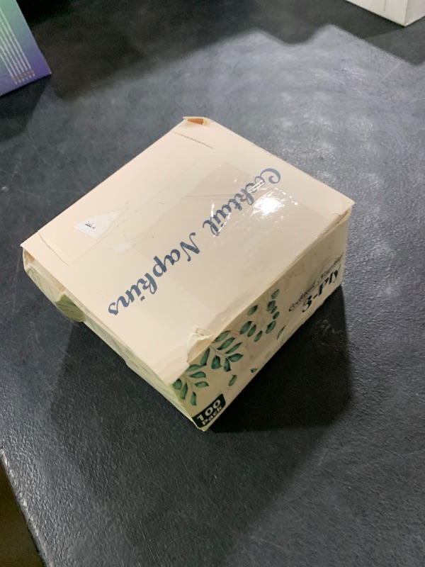 Photo 1 of 100 Pack Cocktail Napkins, 3-Ply Scalloped Edged Wedding Napkins Folded 5 x 5 Inches Dessert Napkins, Disposable Napkins for Dinner Birthday Party Bridal Anniversary Baby Shower Reception (Pink)