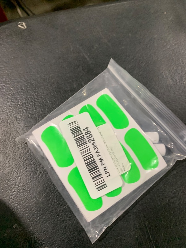 Photo 1 of 100 Pairs Sports Eye Black Stickers Set for Baseball, Softball, Football, Lacrosse Fans - Breathable Eye Stickers with 2 Pencils for Party Game Day Sports Supplies (Green)